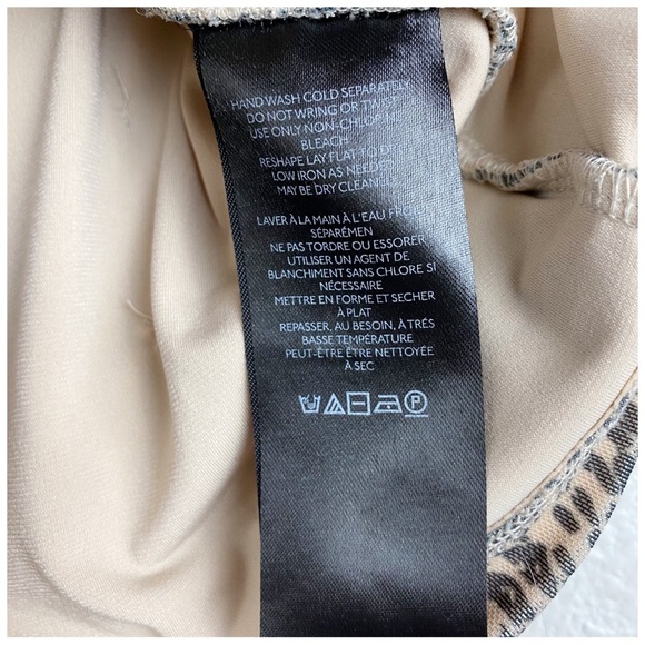 Anthropologie Shirred Animal Print Mesh Top Size Small‎ - Picture 10 of 11